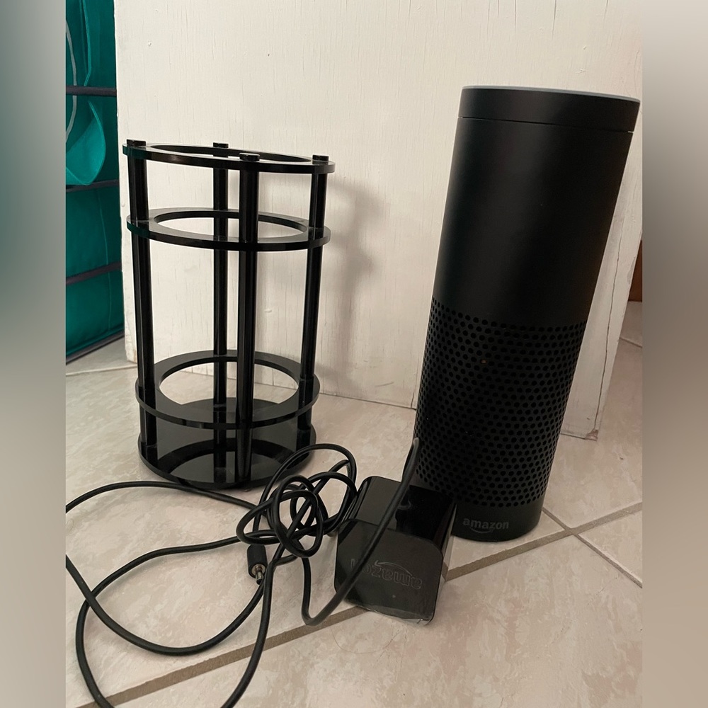 Amazon echo 1st Generation With Acrylic Black Stand